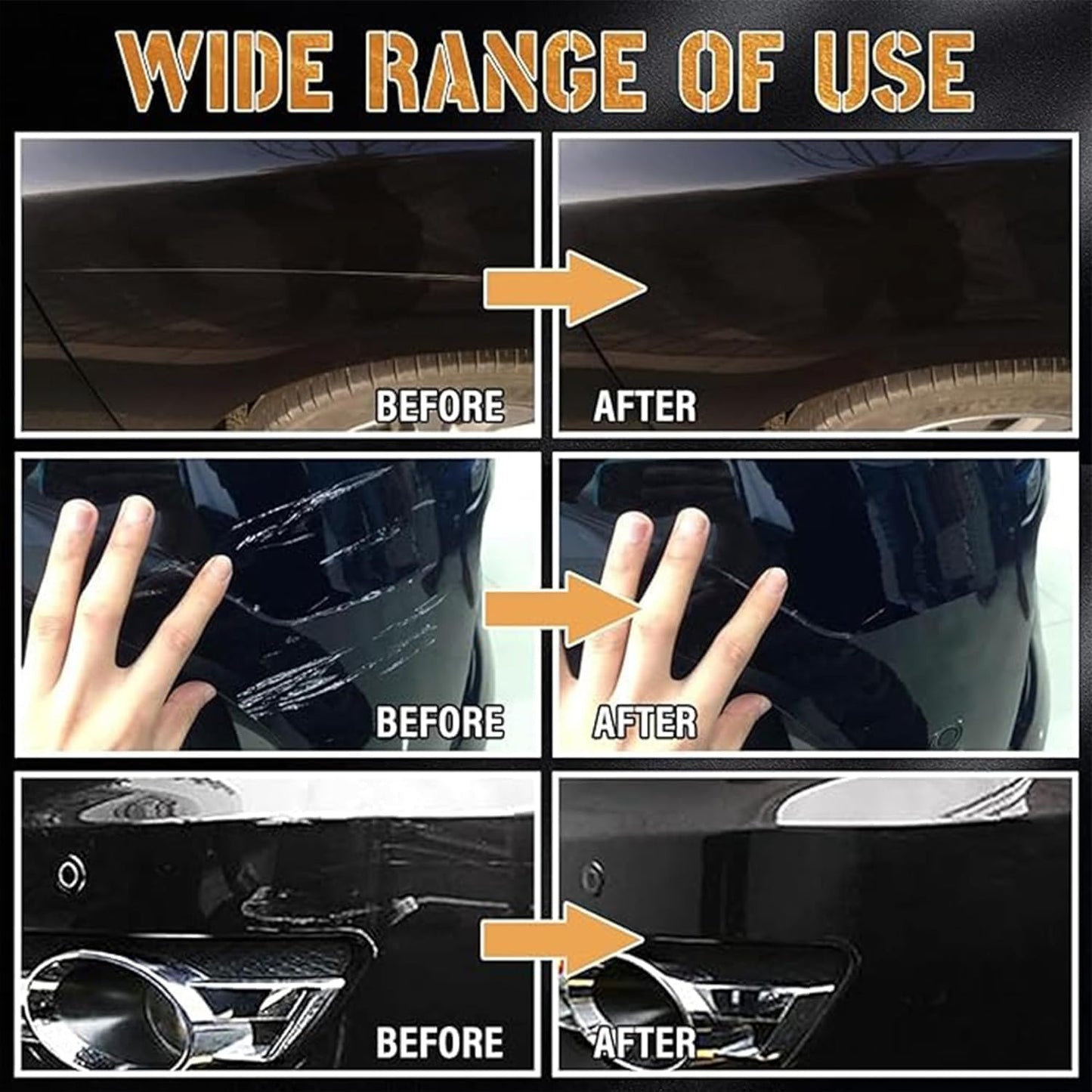 Car Paint Scratch Remover Paint (Black)